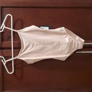 Bloch, youth size 12, light pink cami leotard.  New with tags